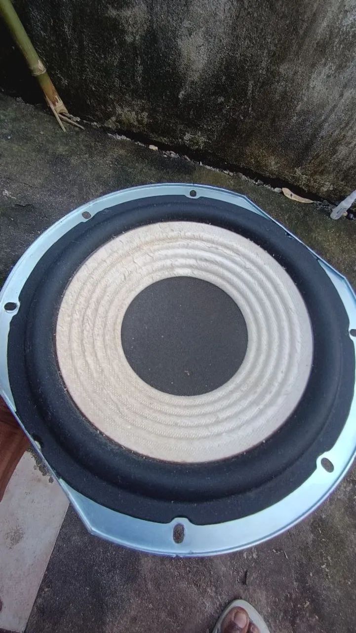 Alto falant de 8 polegadas ..em 6 onhms funcionando perfeitamente  - Foto 5