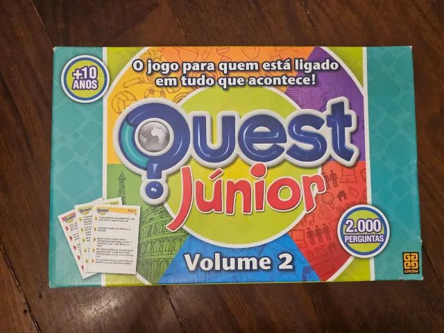 Jogo Quest Junior Volume 2 Completo Tabuleiro