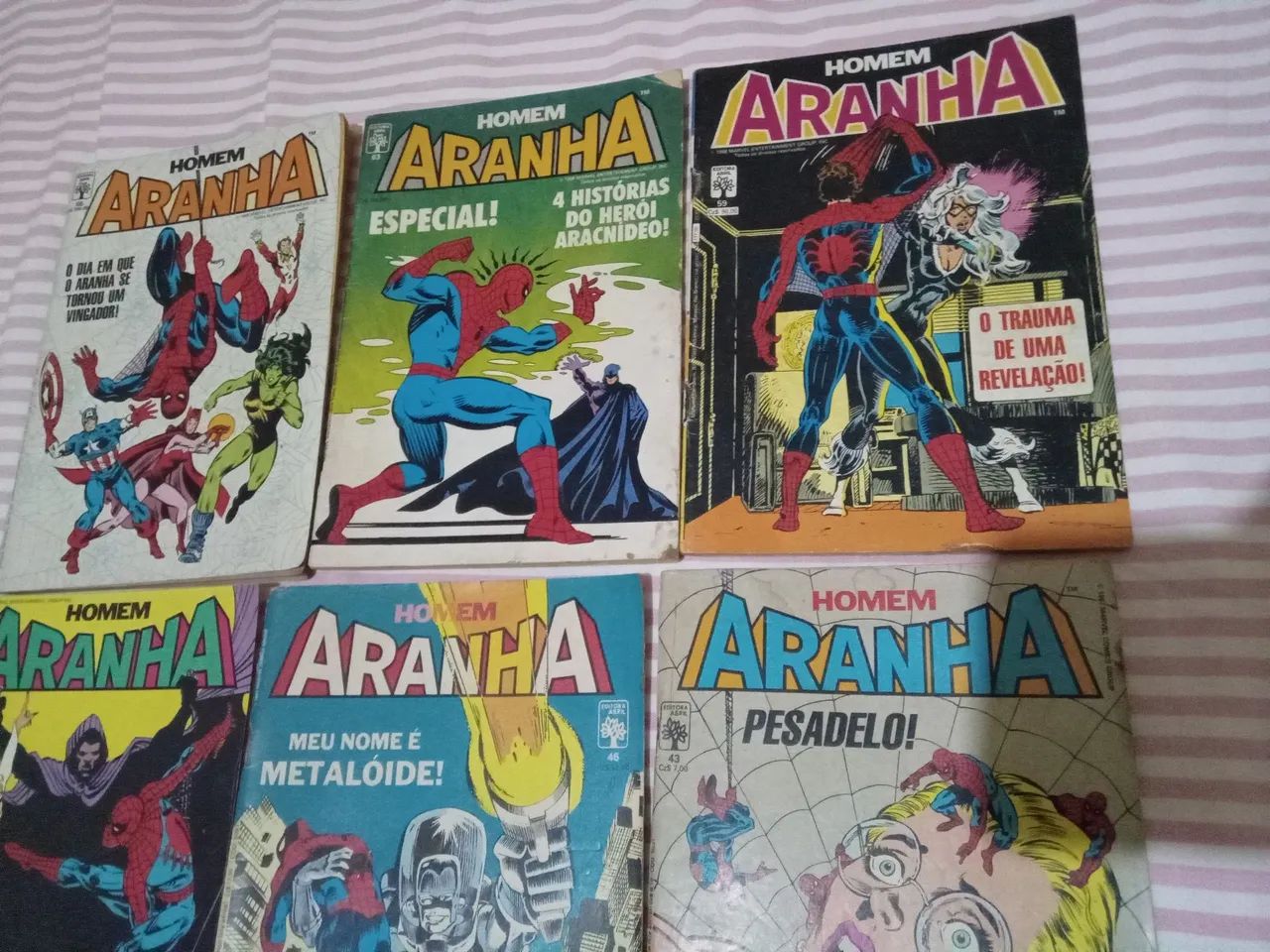 Sete hqs formatinho abril jovem do Homem Aranha: 43, 46, 53, 58, 59, 63, 66 - Foto 5