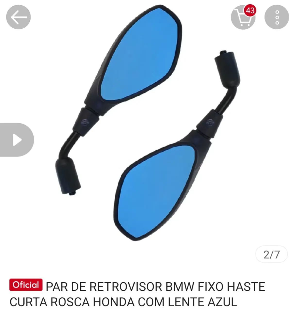 Vendo retrovisor haste curta  - Foto 4