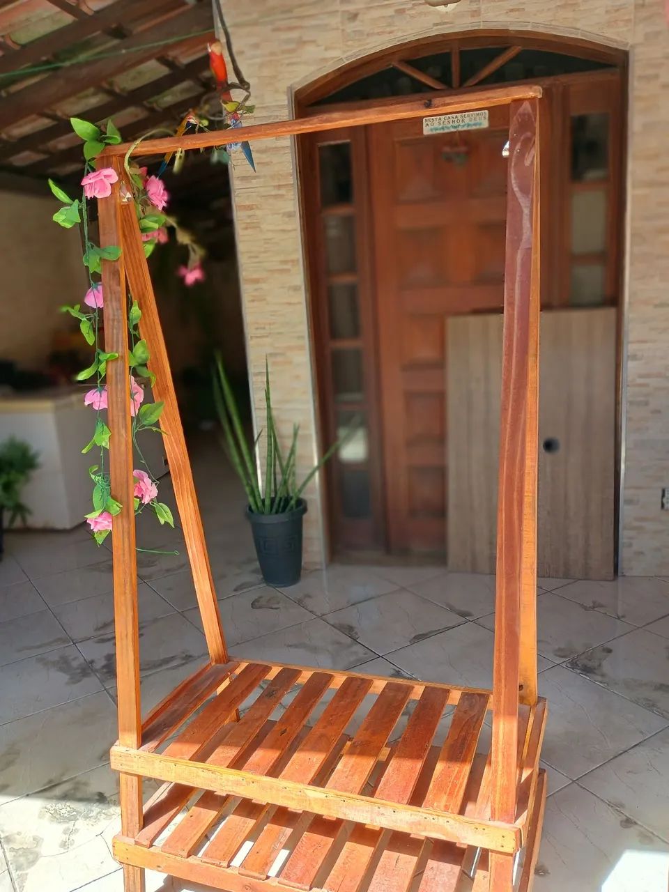 Arara de paletes linda - Foto 4