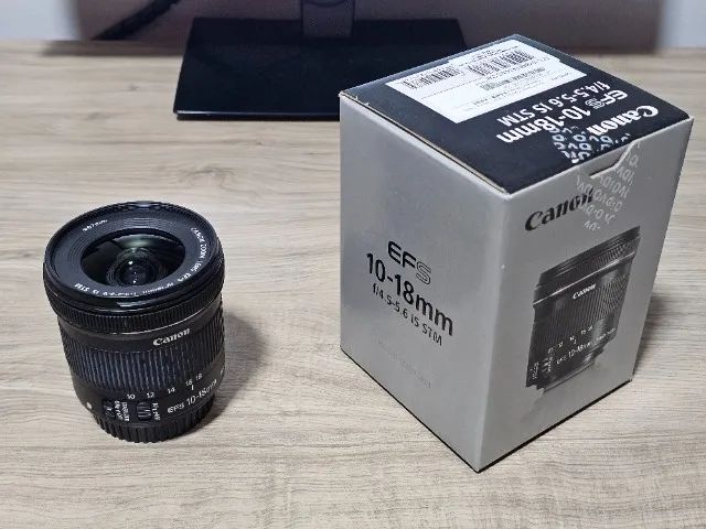 Lente Canon 10-18 com fungo - Foto 2