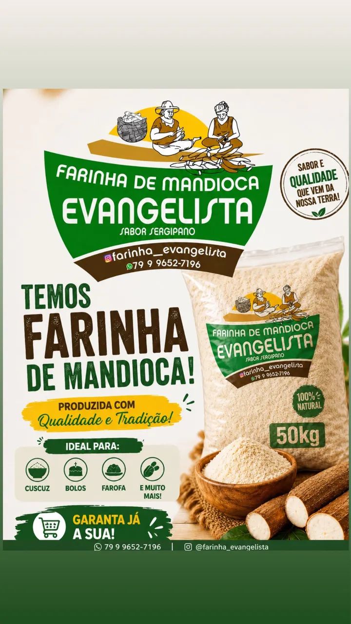 Farinha de mandioca 