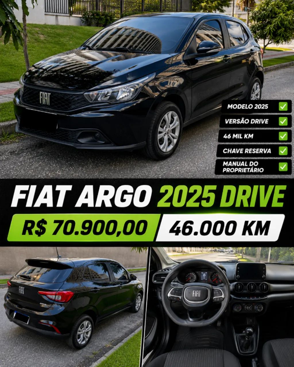 Fiat Argo ARGO DRIVE 1.0 6V Flex 2025