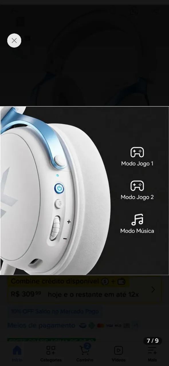 Headset Mchose V9 - Foto 3