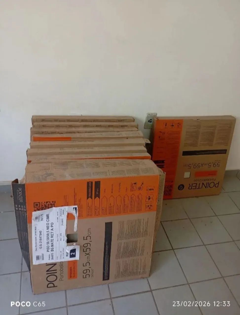 Vendo 10 caixas de cerâmicas piso 59,5x59,5 neo cime - Foto 2