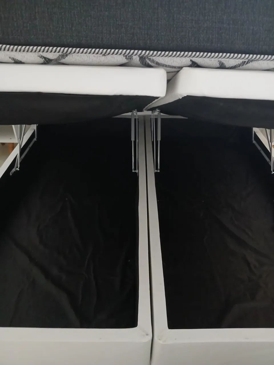 Cama King Size com Baú + Colchão - Ótimo Estado! - Foto 5