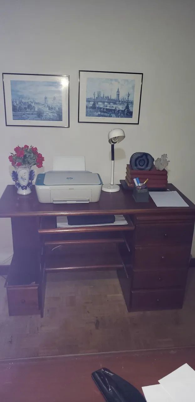 MESA DE ESCRITÓRIO MADEIRA MACIÇA  - Foto 2