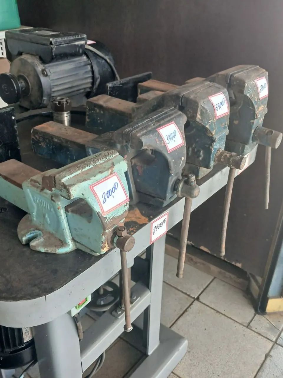 Morsa para bancada
