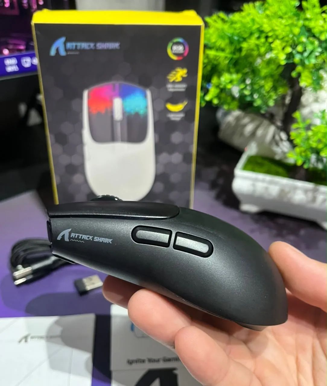 MOUSE GAMER ATTACK SHARK X5 - Foto 3