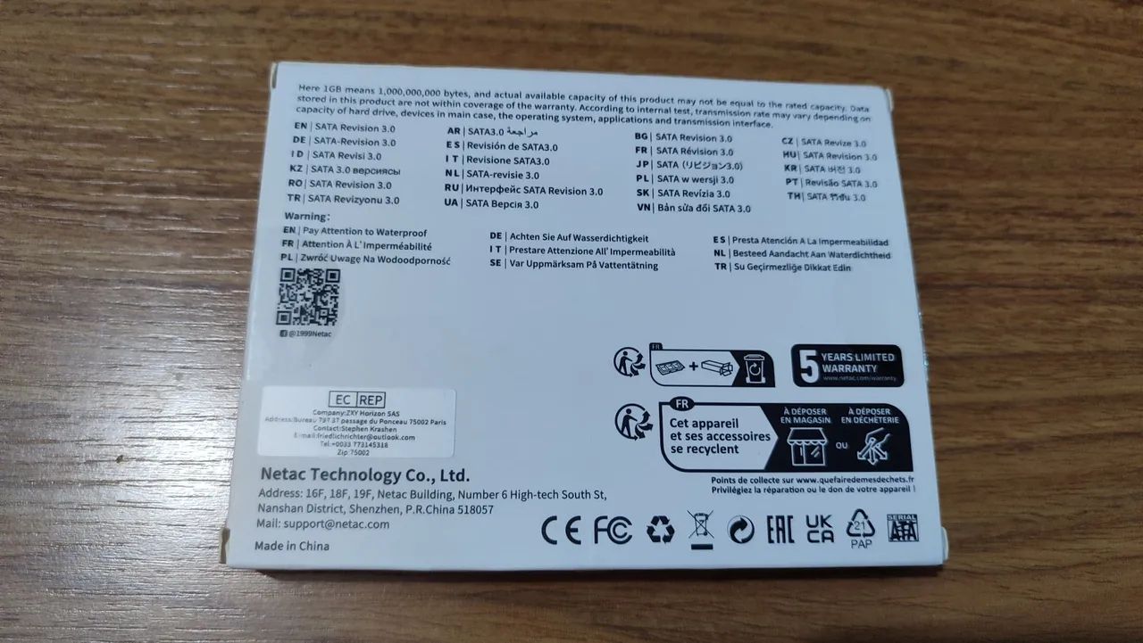 SSD sata Netac 512gb novo. - Foto 2