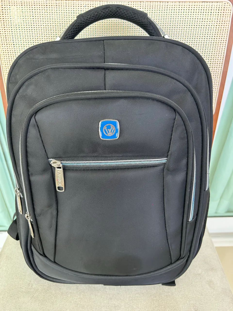 Mochila Preta Notebook  4 divisórias  - Foto 4