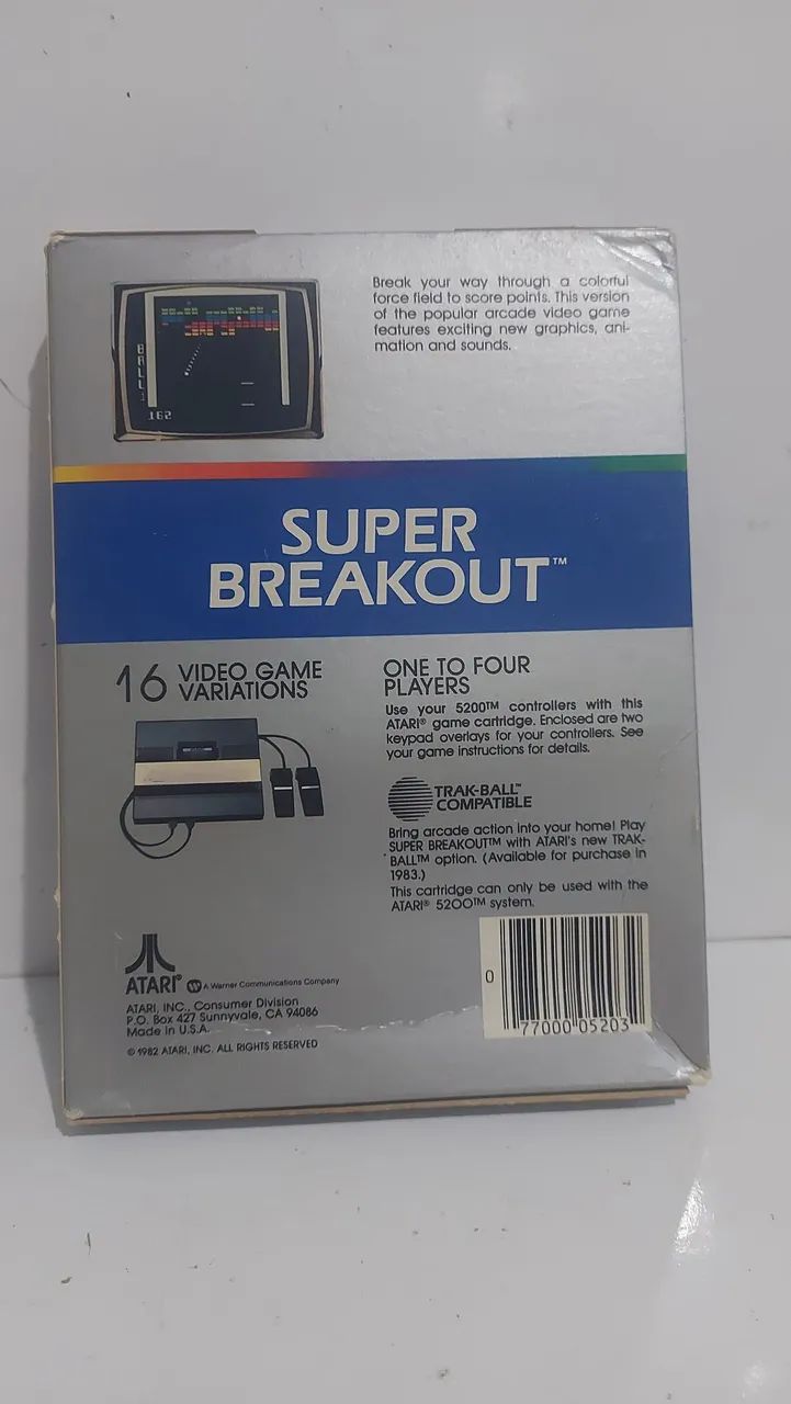 Cartucho atari 5200 super breakout  - Foto 2