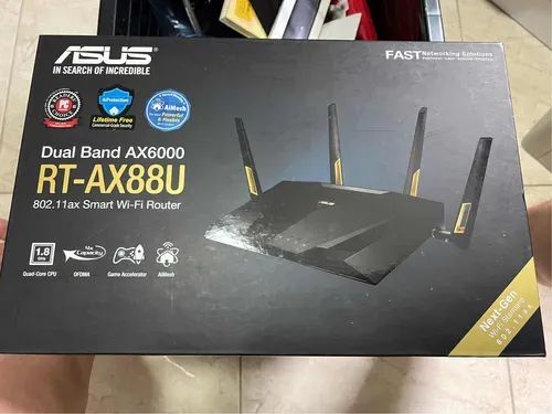 Roteador ASUS RT-AX88U AX6000 Wi-Fi 6 8 Portas Gigabit - Foto 2