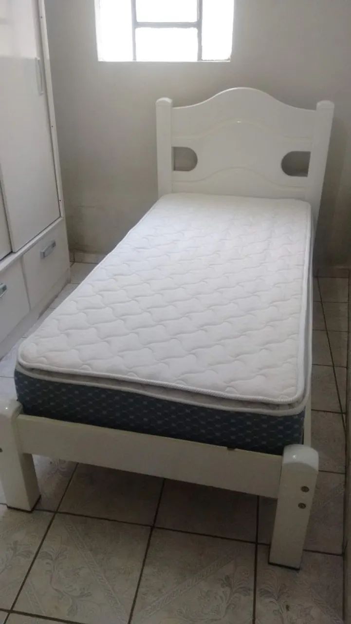 Colchão viúva D33 com Pillow Top. Bom estado. - Foto 5