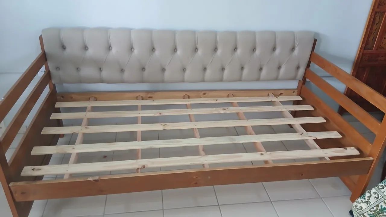 Sofá cama sem colchão  - Foto 2