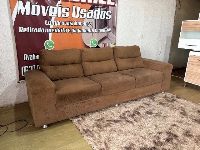 Sofa 3 lugares ótimo estado ( entrego ) - Foto 2