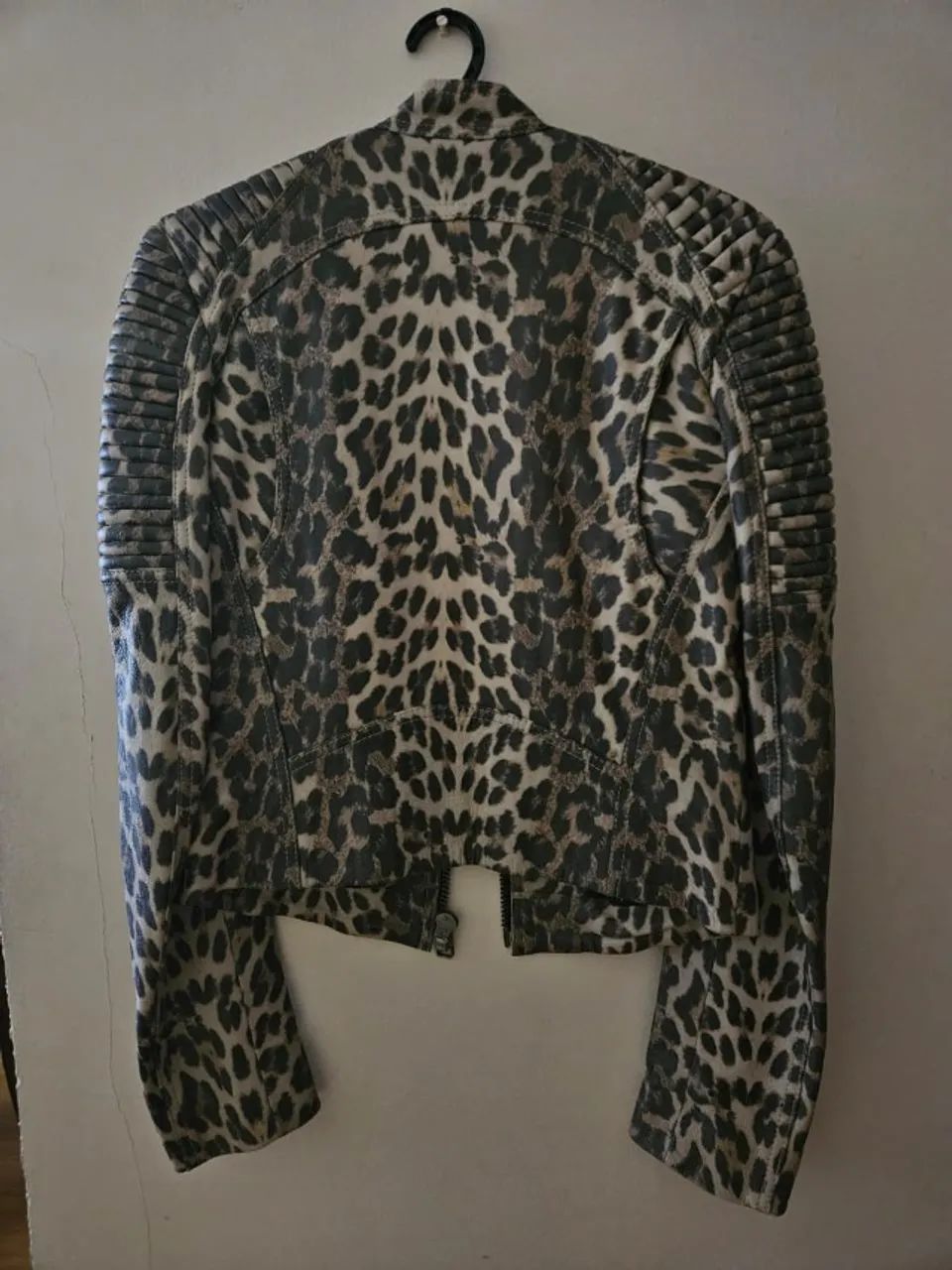 Jaqueta Bo.Bô Couro Animal Print Original