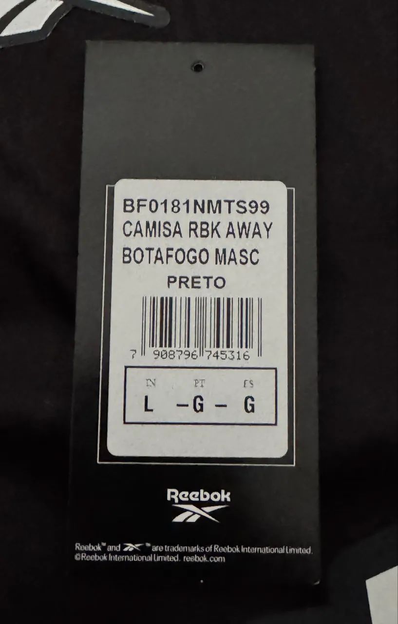 CAMISA PRETA BOTAFOGO DE FUTEBOL E REGATAS  - Foto 5