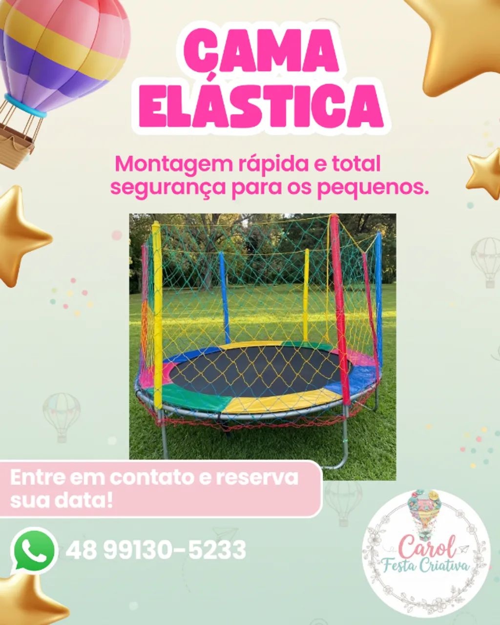 Aluguel cama Elástica 