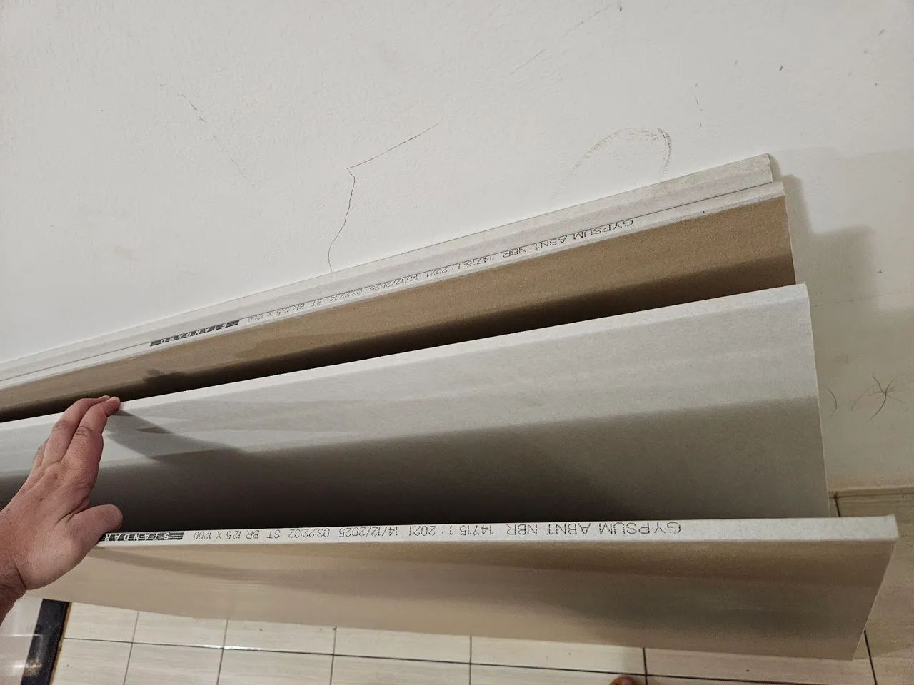 CHAPA GESSO acartonado 12,5MM ST 1,20 X 1,80