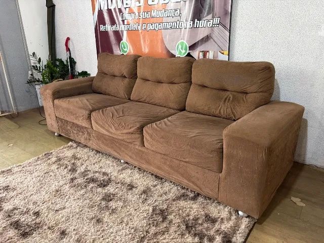 Sofa 3 lugares ótimo estado ( entrego ) - Foto 3