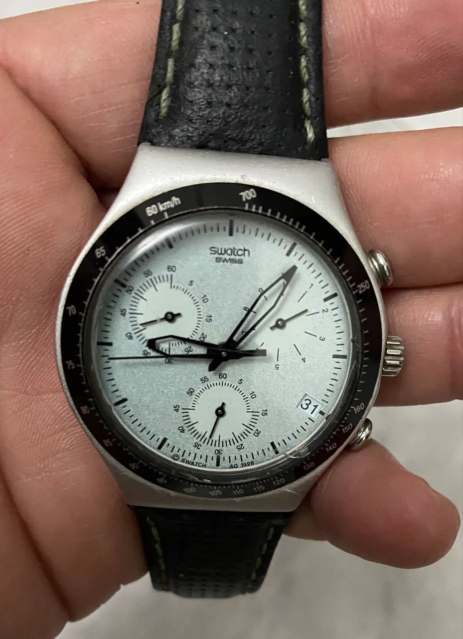 Relógio Swatch Irony Chrono Aluminum