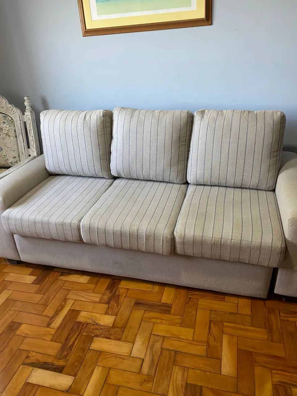 Sofá Cama plenitude com colchão de molas  - Foto 5