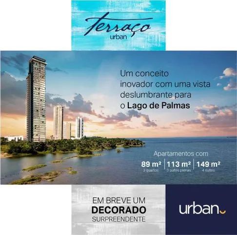 Lançamento 3 Quartos Orla 14 Vista Espetacular Lago de Palmas - Foto 3