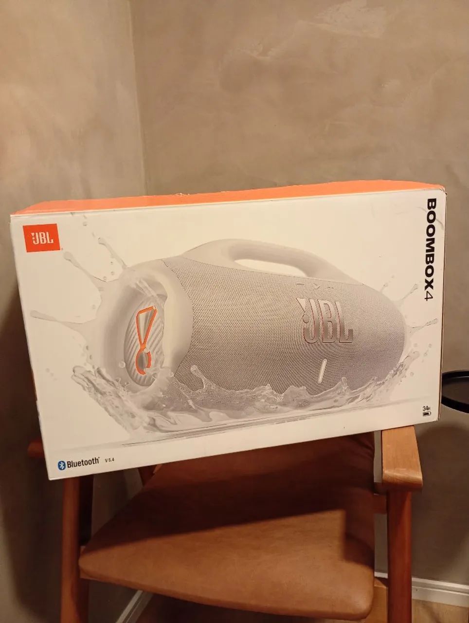 JBL BOOMBOX 4 BRANCA ZERADA