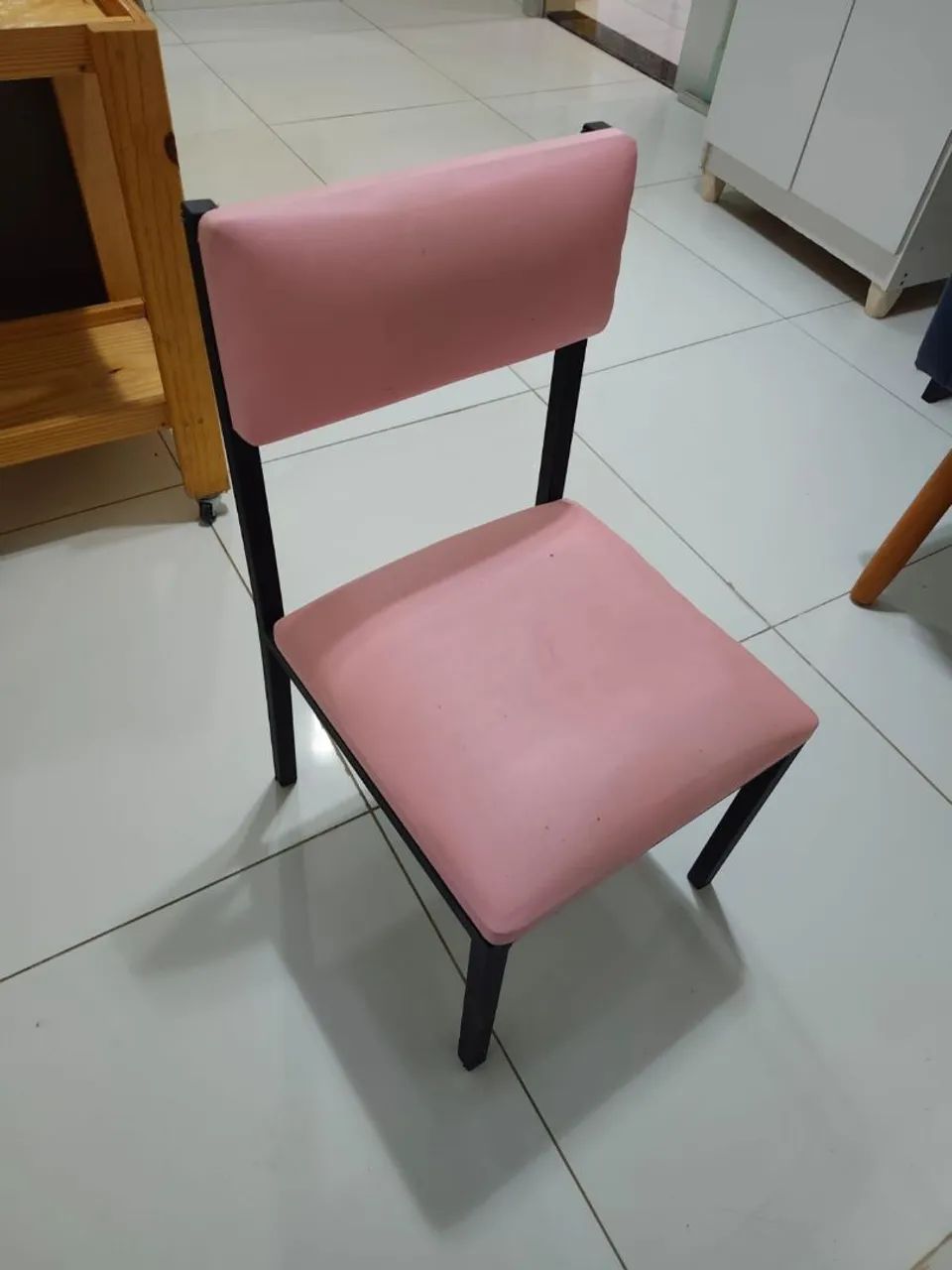 Cadeira de Manicure e Pedicure Rosa 
