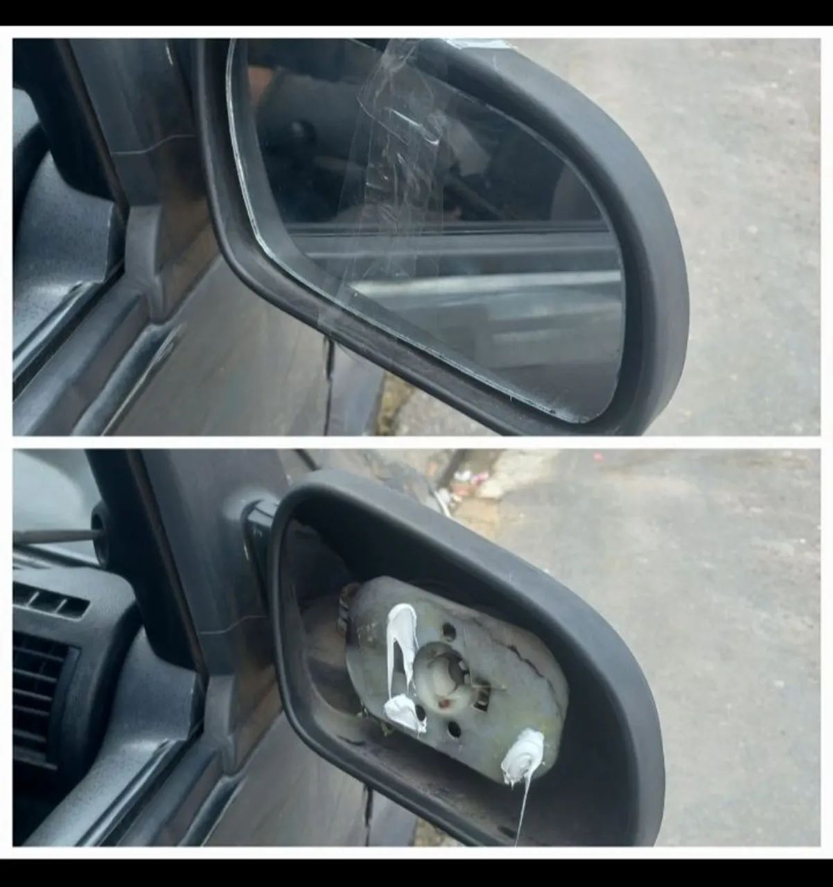 Trocamos vidros de retrovisores de carro