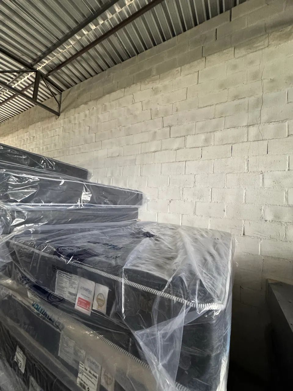 Conjunto de cama completo molas colchão e base  - Foto 2