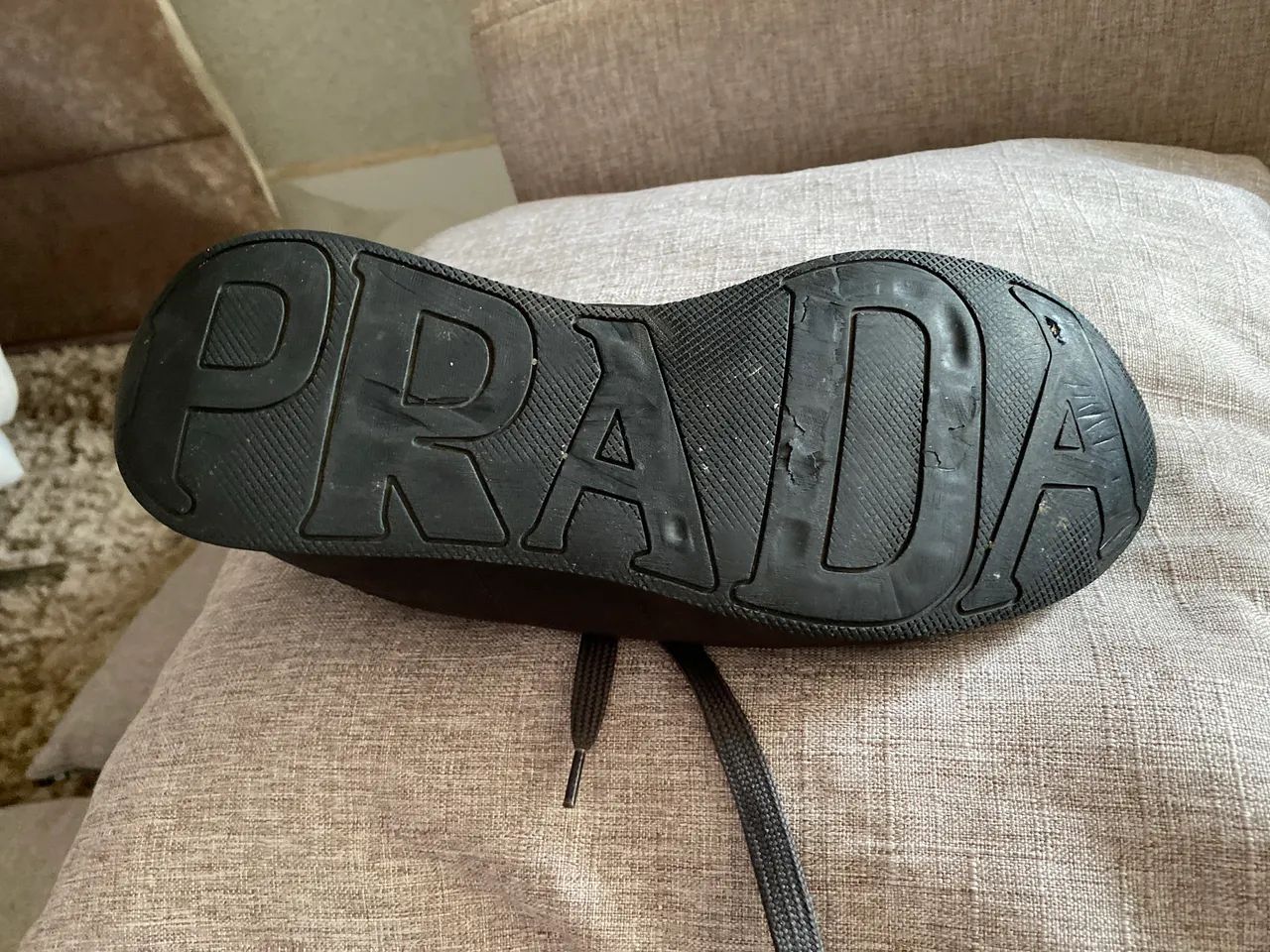 Prada Nylon Piuma Tênis  - Foto 3