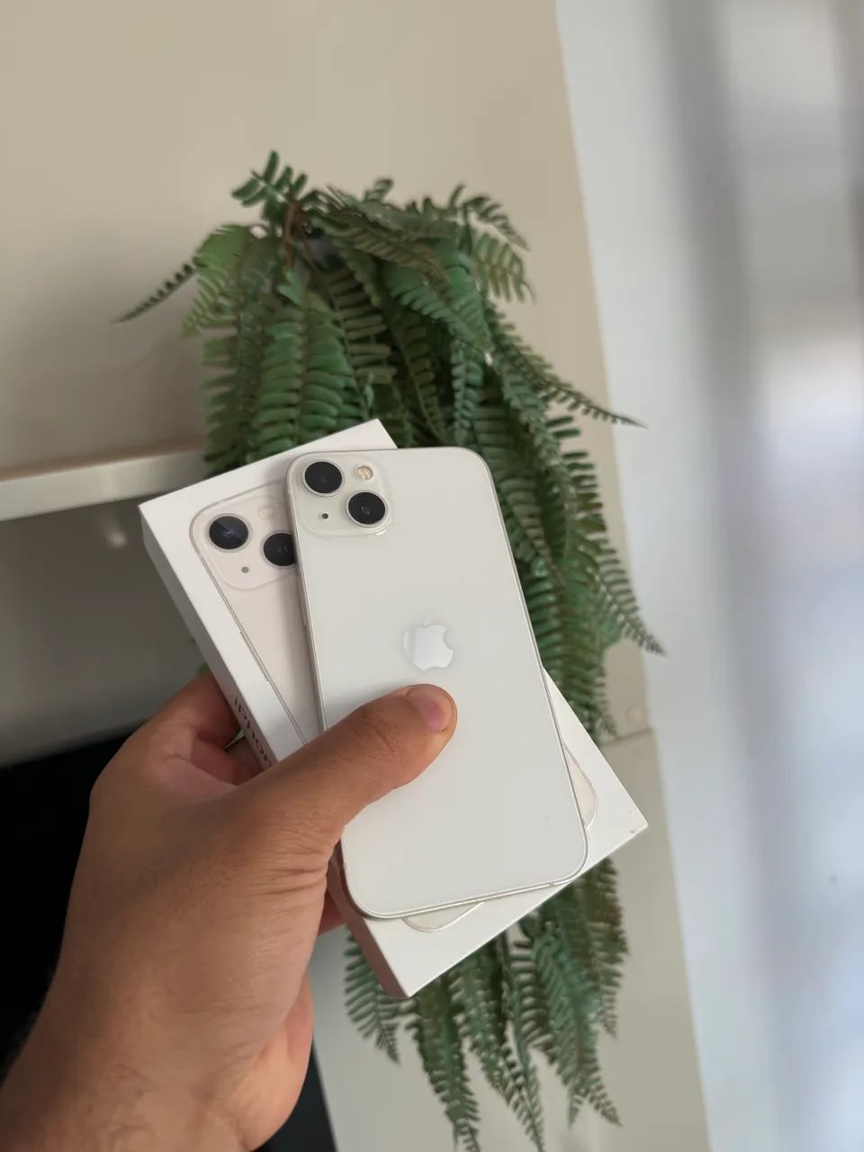 IPHONE 13 128 BRANCO NOVO - Celulares e Smartphones - Samambaia
