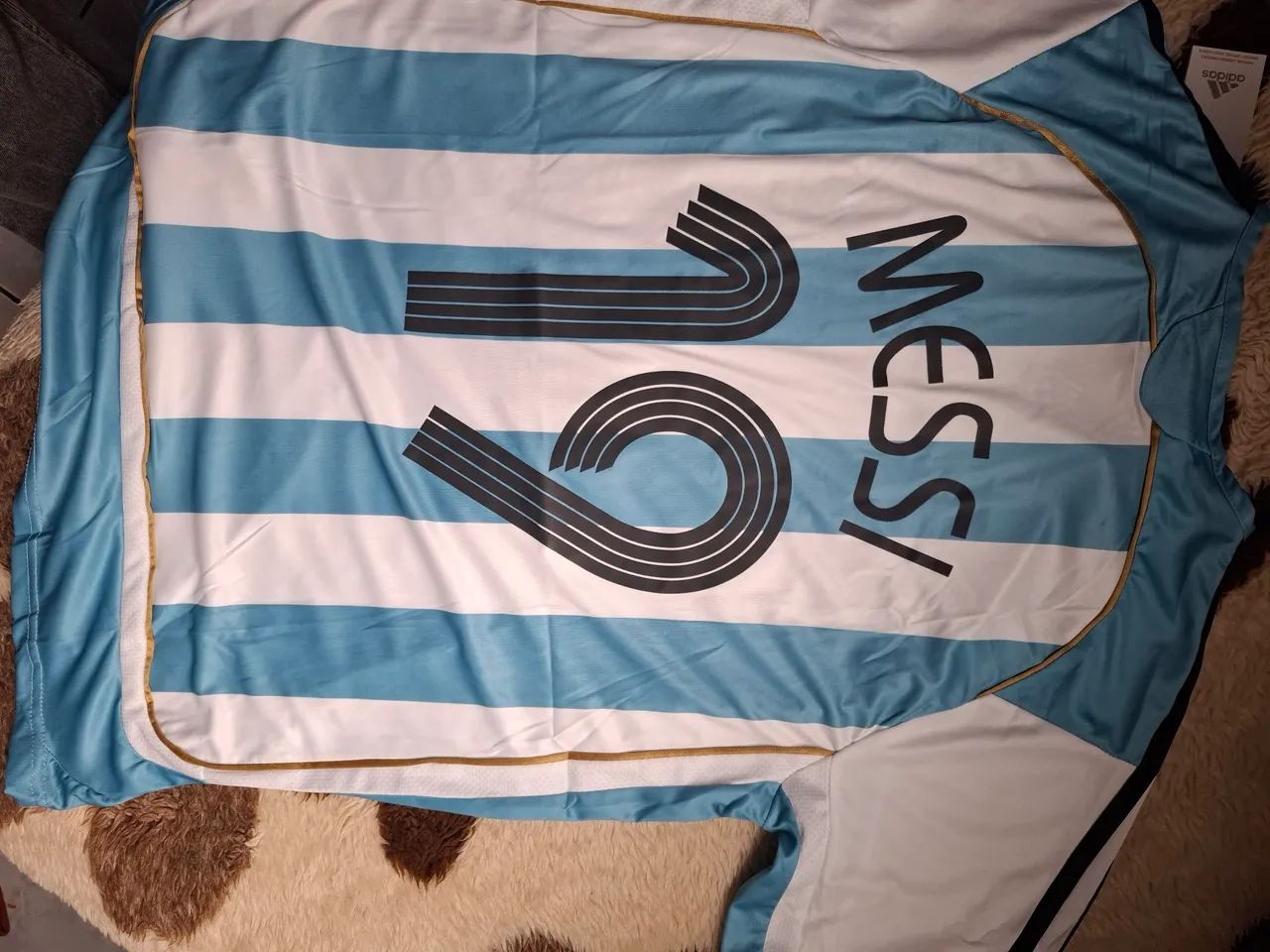再々値下げ！新品未使用！ARGENTINA 2006MESSI Camisa Argentina Retrô 2006 Messi 19 Nova c/ Etiqueta - Roupas