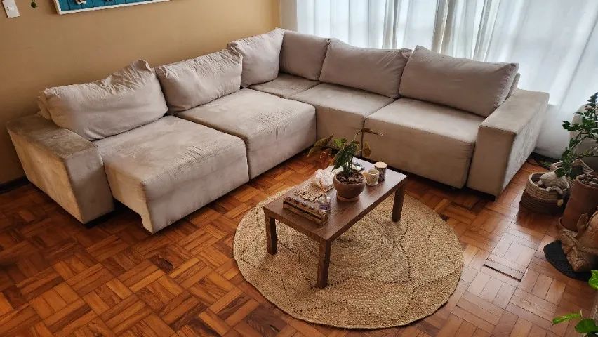 *OPORTUNIDADE* Sofá retrátil 3m x 3m - Foto 3