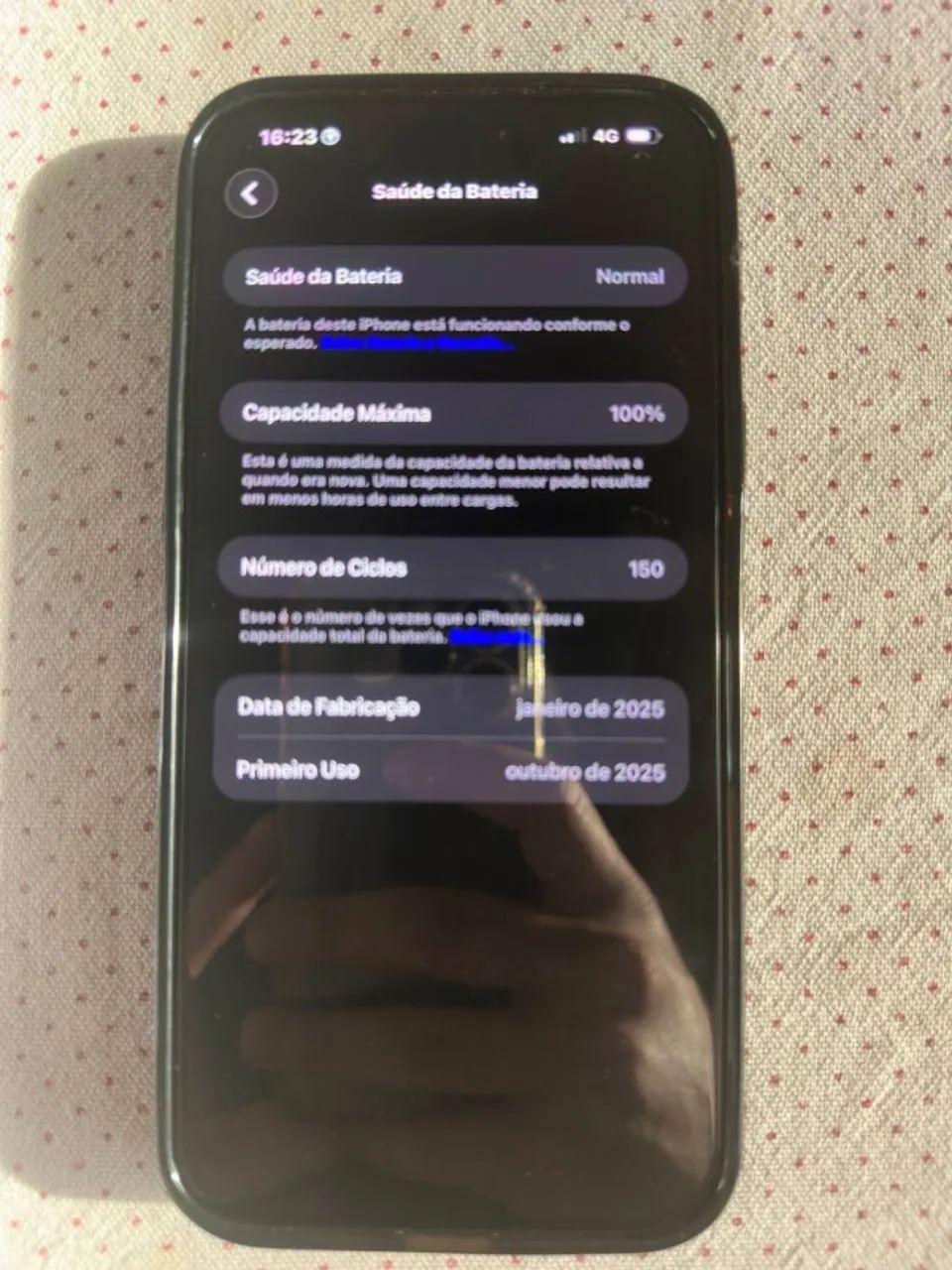 Iphone 16 Pro Max 256g - Preto/Bateria 100% - Foto 5