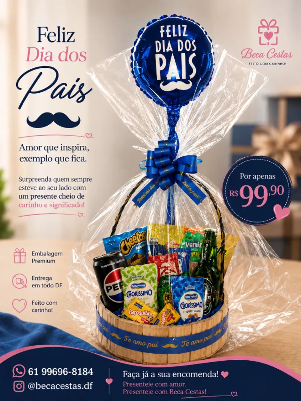 Cesta dia dos Pais - Foto 3
