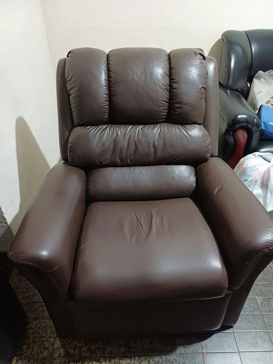 Poltrona probel corino cor marrom - Foto 3