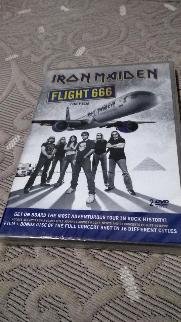 DVD Iron Maiden - Flight 666 (Duplo) - Novo / Lacrado de Fábrica