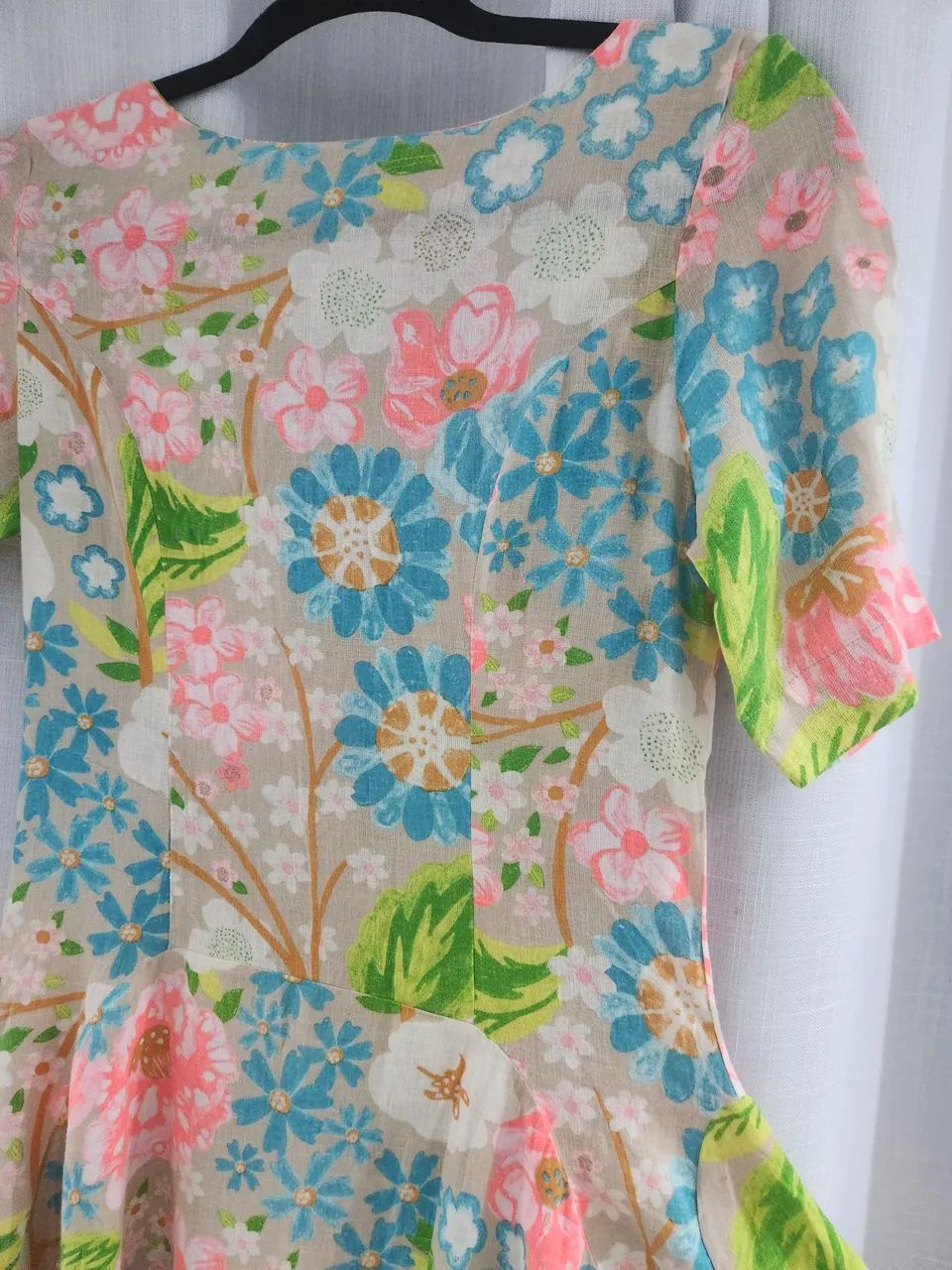Vestido farm midi no linho - Foto 3