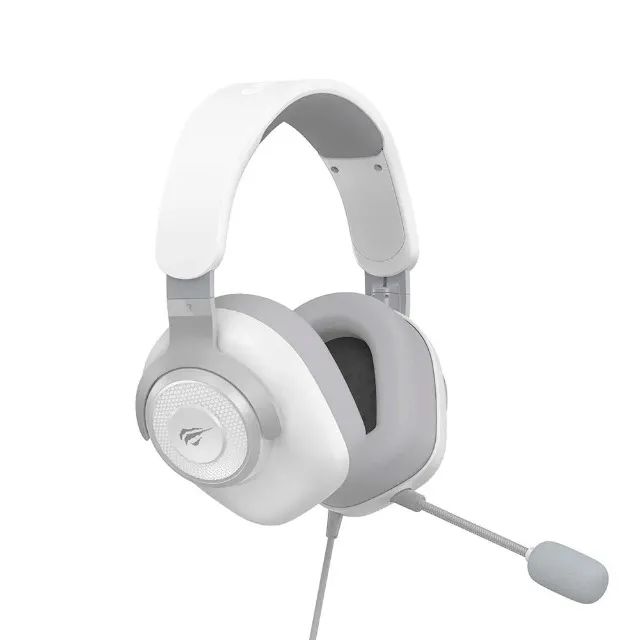 Headset Gamer Havit H2230u Usb 7.1 50mm Cinza/branco *ENTREGA GRÁTIS* - Foto 2