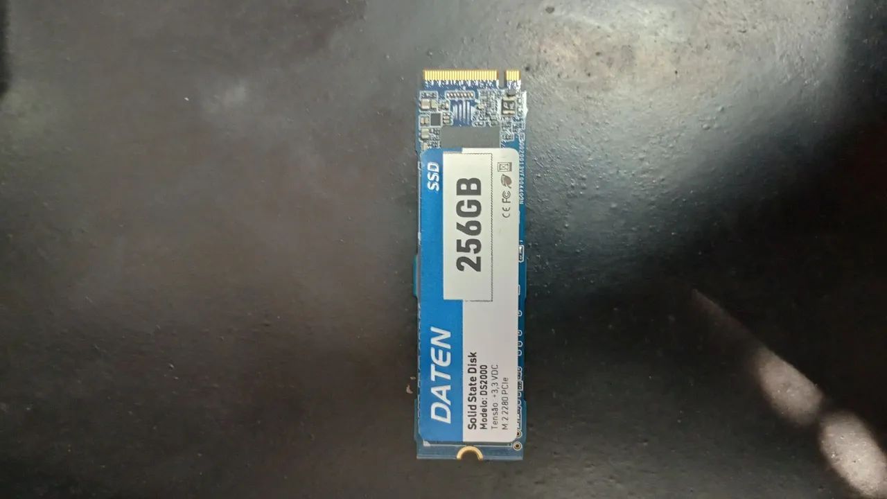 SSD 256GB nvme