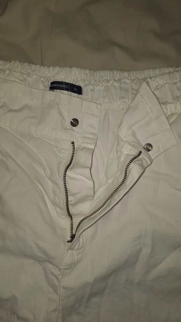 Calça Feminina Branca 44 - Marfinno - Foto 2