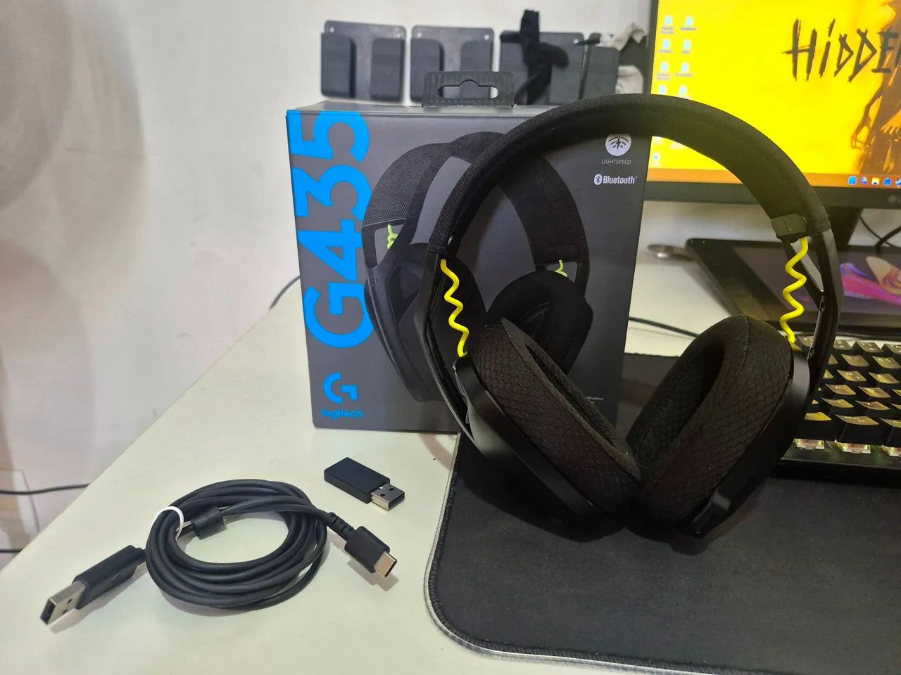 HEADSET LOGITECH G435 LIGHT SPEED SEMI NOVO