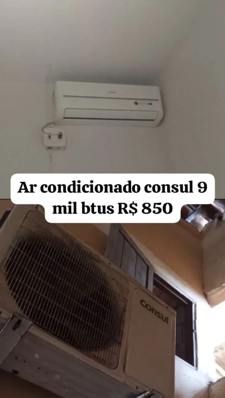 Ar condicionado  9 mil.BTUS