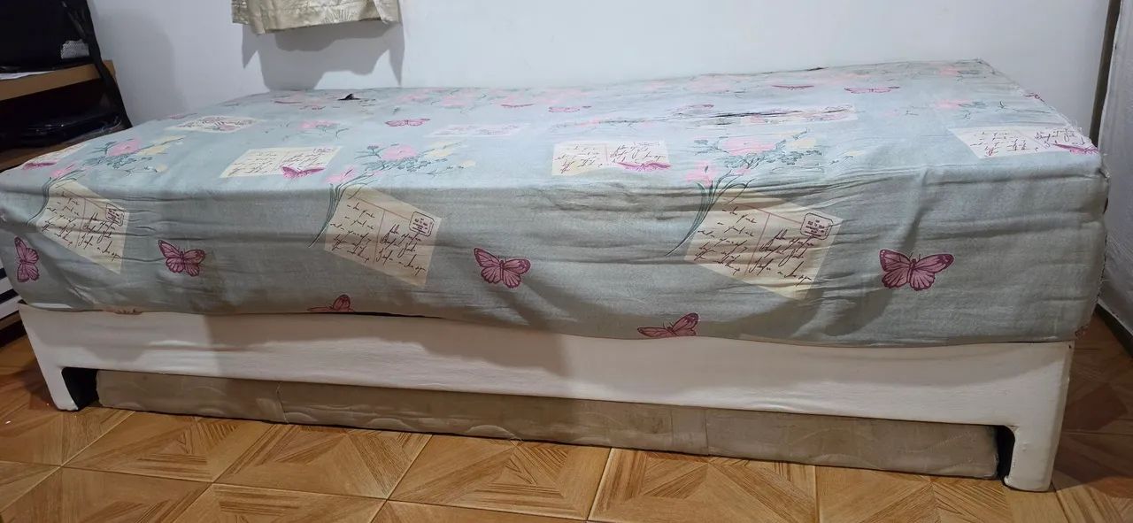 Cama Box Ortobom Solteiro com auxiliar. - Foto 2