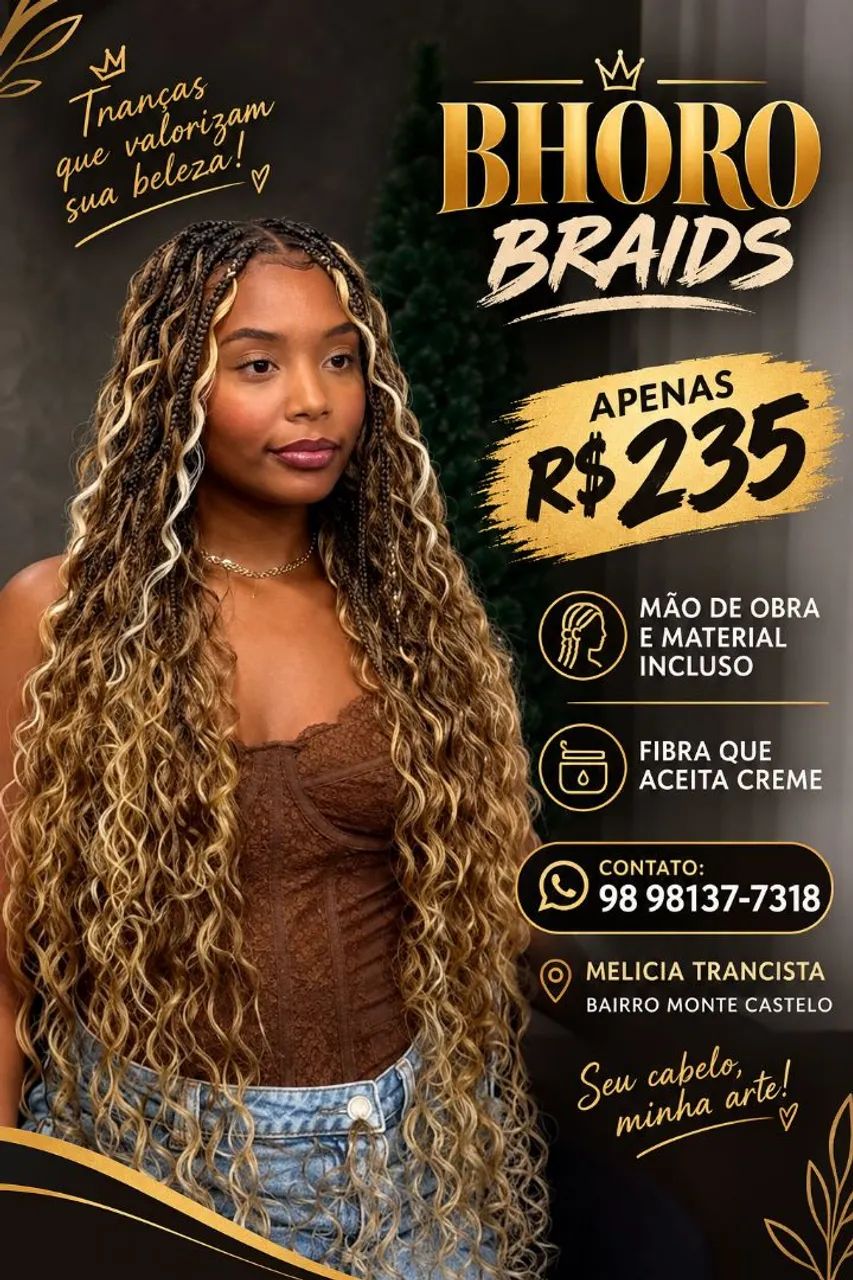 Trança bhoro braids 