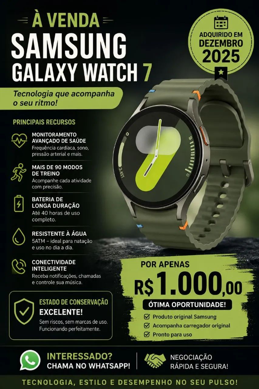 SAMSUNG GALAXY WATCH 7